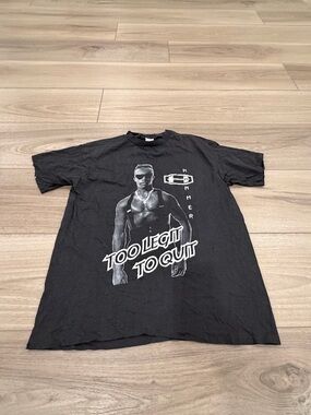 Vintage 80s 90s MC Hammer 'Too Legit To Quit' T Shirt L READ